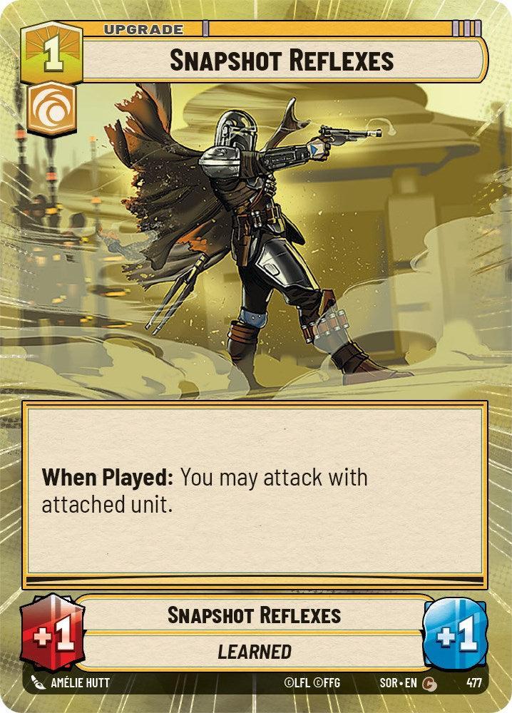  Snapshot Reflexes (Hyperspace) (477) [Spark of Rebellion] - Trading Card World