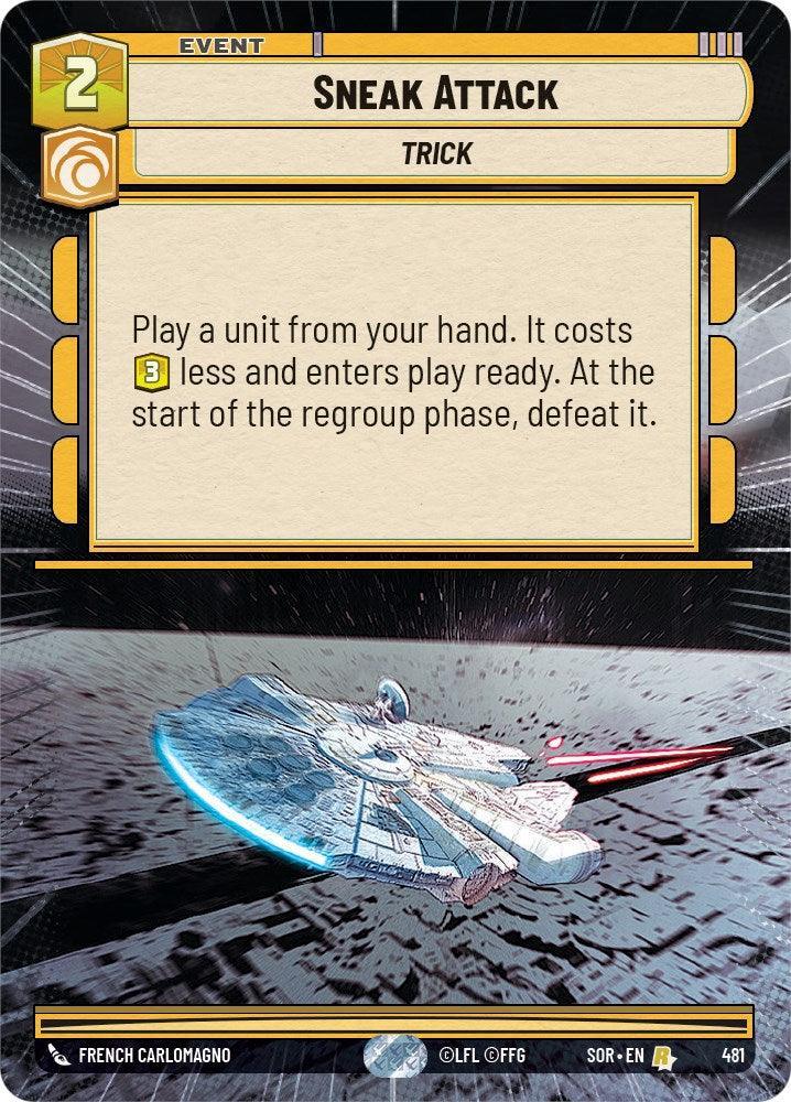  Sneak Attack (Hyperspace) (481) [Spark of Rebellion] - Trading Card World