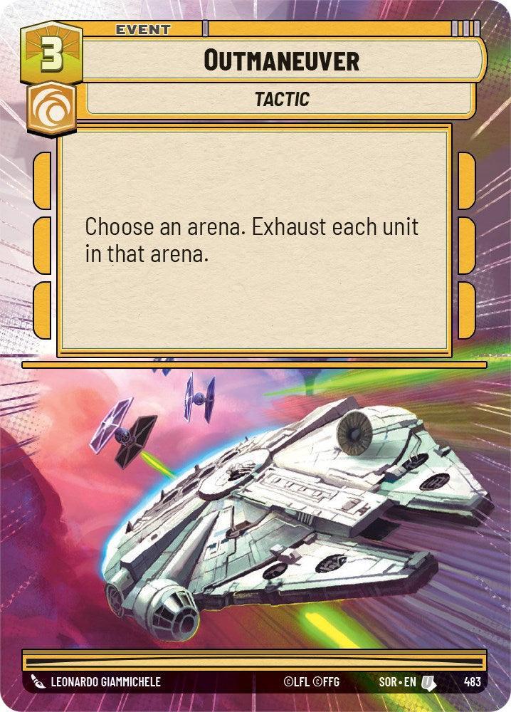  Outmaneuver (Hyperspace) (483) [Spark of Rebellion] - Trading Card World