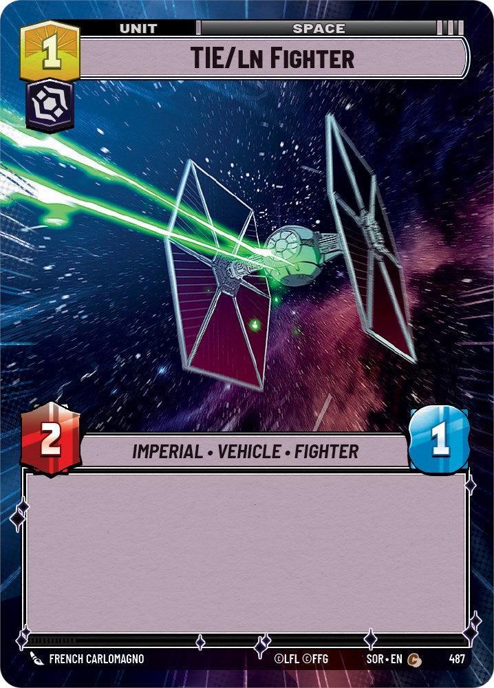  TIE/ln Fighter (Hyperspace) (487) [Spark of Rebellion] - Trading Card World
