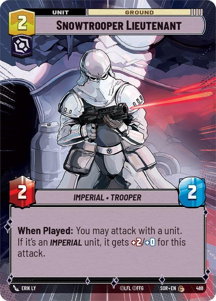  Snowtrooper Lieutenant (Hyperspace) (488) [Spark of Rebellion] - Trading Card World