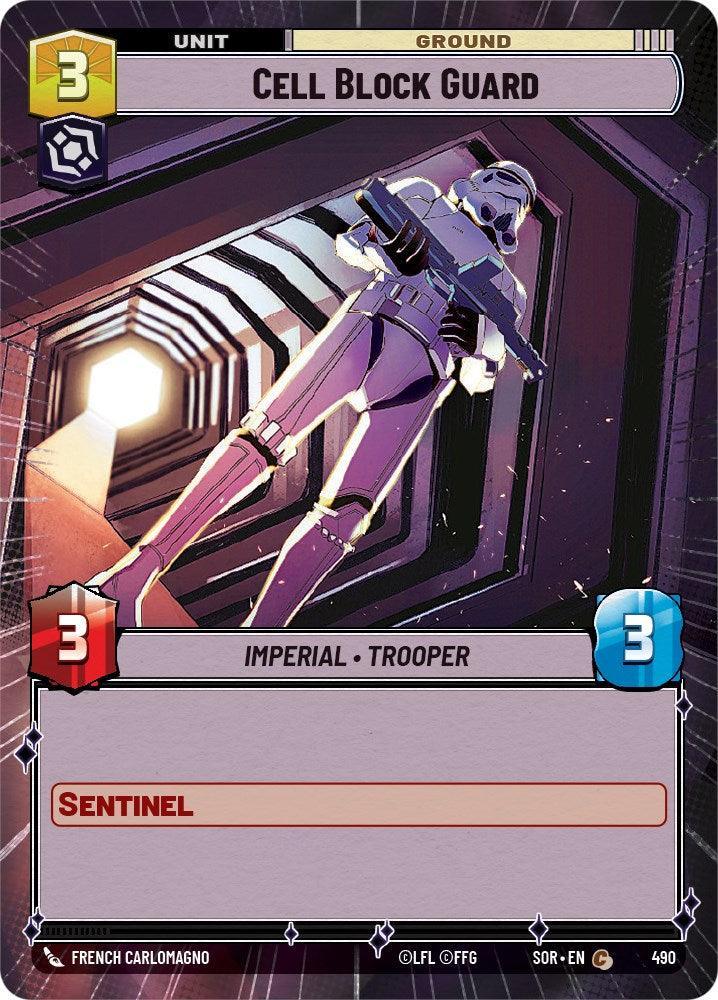 Cell Block Guard (Hyperspace) (490) [Spark of Rebellion] - Trading Card World