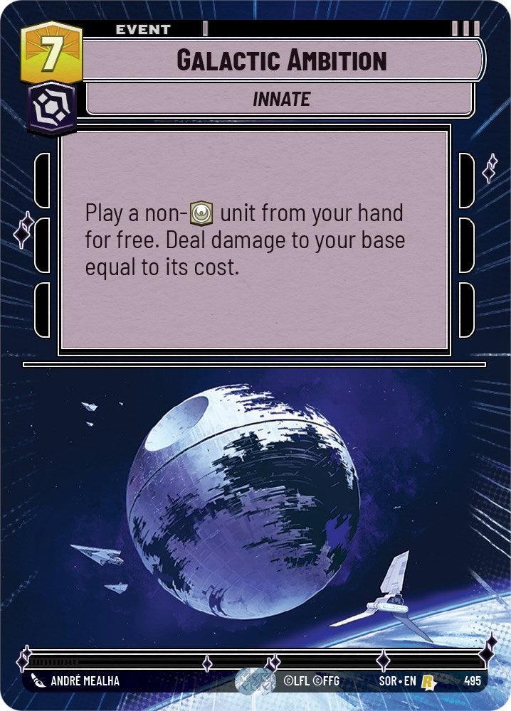  Galactic Ambition (Hyperspace) (495) [Spark of Rebellion] - Trading Card World
