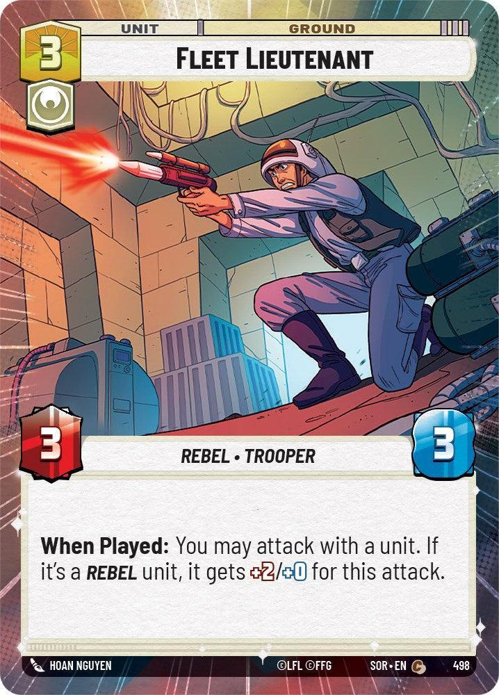  Fleet Lieutenant (Hyperspace) (498) [Spark of Rebellion] - Trading Card World