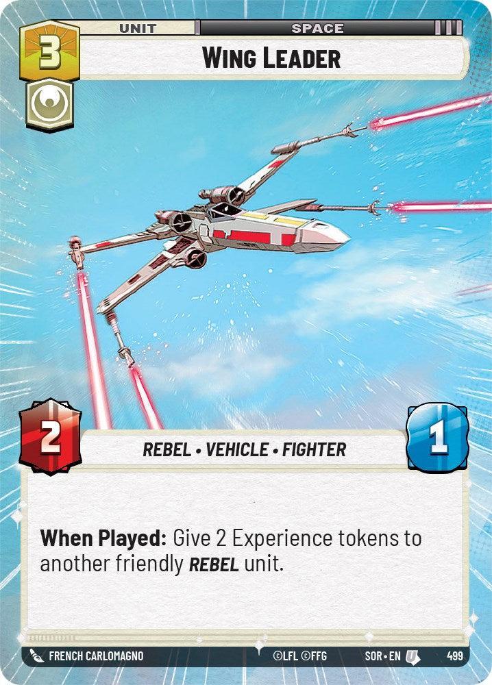  Wing Leader (Hyperspace) (499) [Spark of Rebellion] - Trading Card World