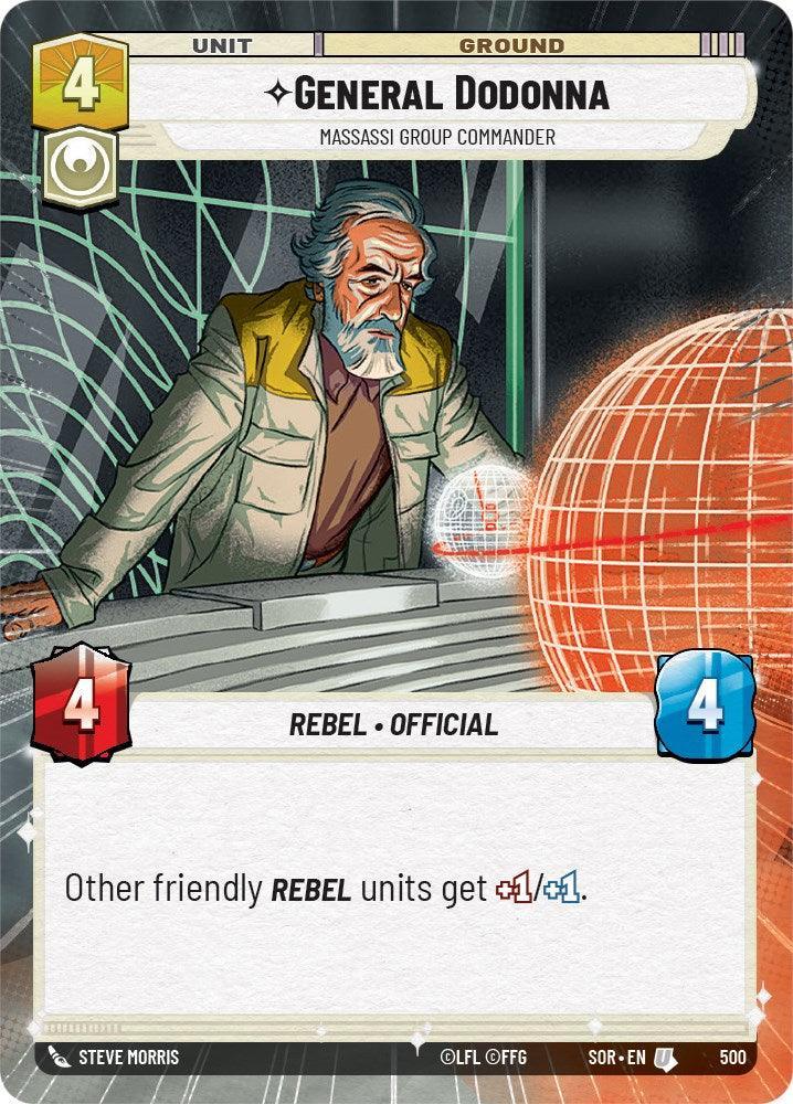  General Dodonna - Massassi Group Commander (Hyperspace) (500) [Spark of Rebellion] - Trading Card World