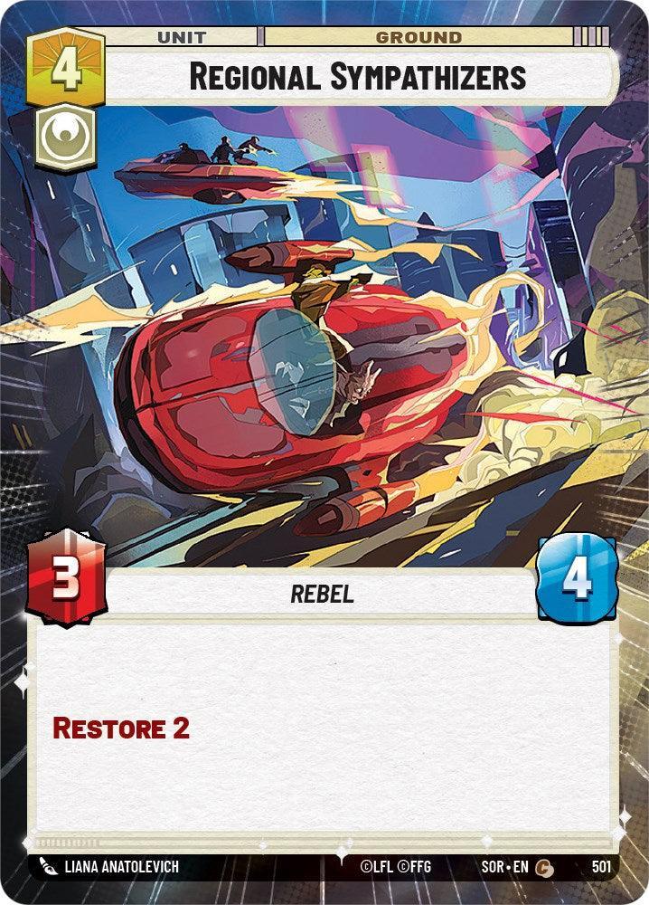  Regional Sympathizers (Hyperspace) (501) [Spark of Rebellion] - Trading Card World