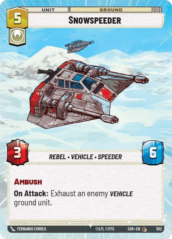  Snowspeeder (Hyperspace) (502) [Spark of Rebellion] - Trading Card World