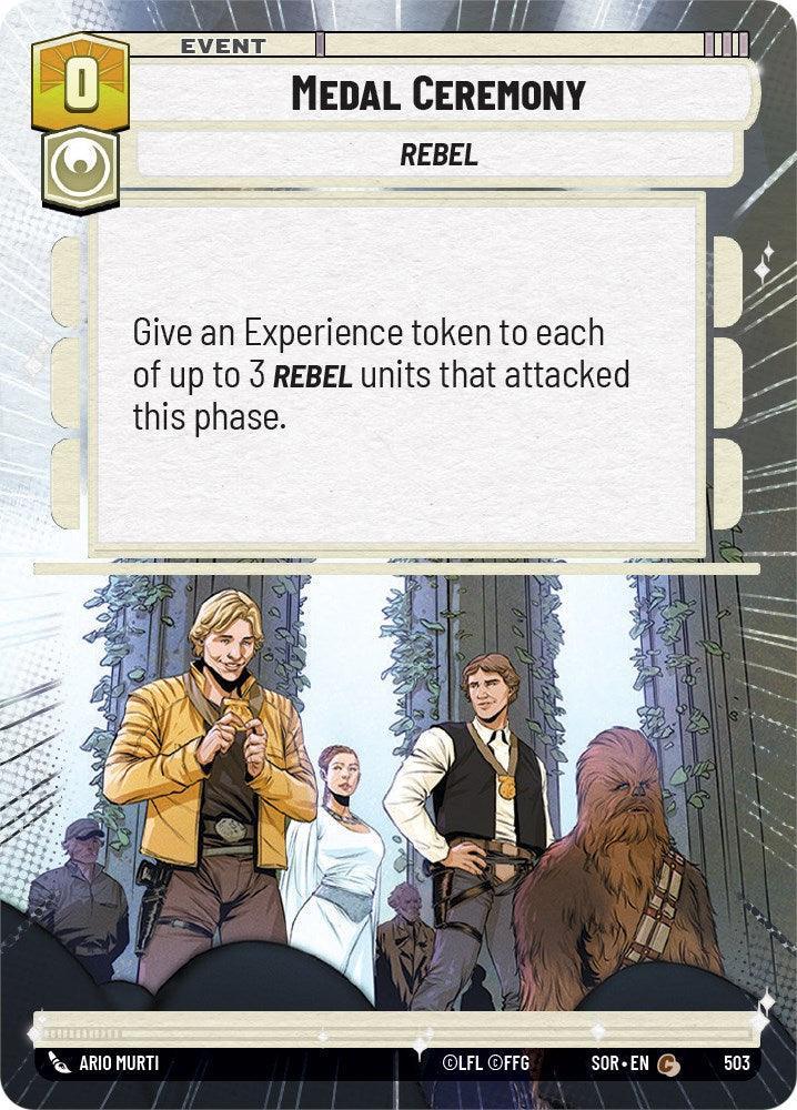  Medal Ceremony (Hyperspace) (503) [Spark of Rebellion] - Trading Card World