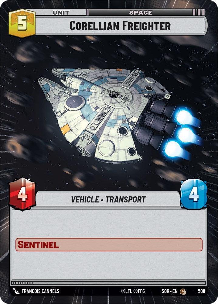  Corellian Freighter (Hyperspace) (508) [Spark of Rebellion] - Trading Card World