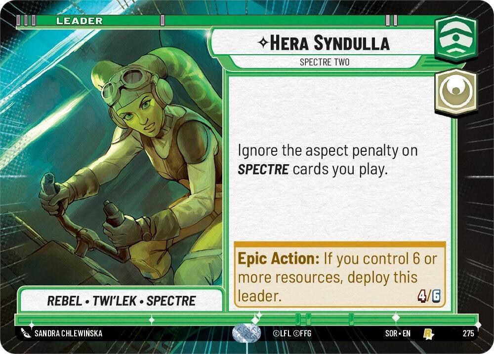  Hera Syndulla - Spectre Two (Hyperspace) (275) [Spark of Rebellion] - Trading Card World