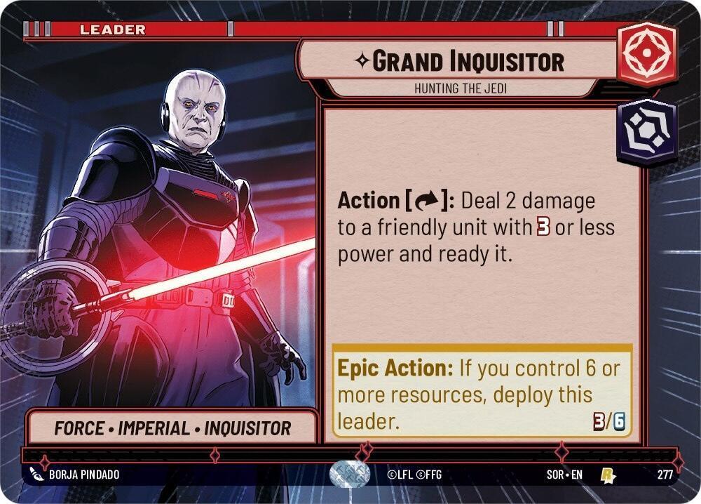  Grand Inquisitor - Hunting the Jedi (Hyperspace) (277) [Spark of Rebellion] - Trading Card World