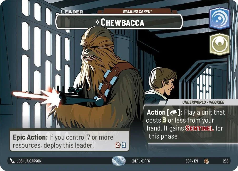  Chewbacca - Walking Carpet (Showcase) (255) [Spark of Rebellion] - Trading Card World