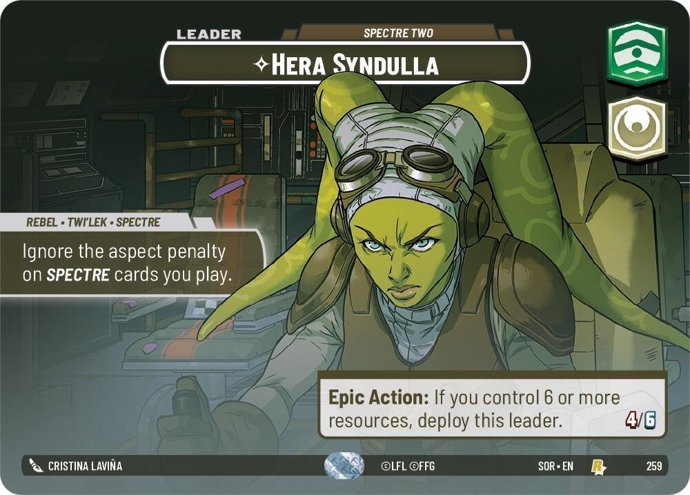  Hera Syndulla - Spectre Two (Showcase) (259) [Spark of Rebellion] - Trading Card World