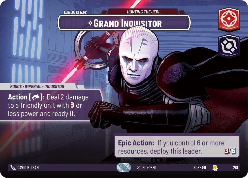  Grand Inquisitor - Hunting the Jedi (Showcase) (261) [Spark of Rebellion] - Trading Card World