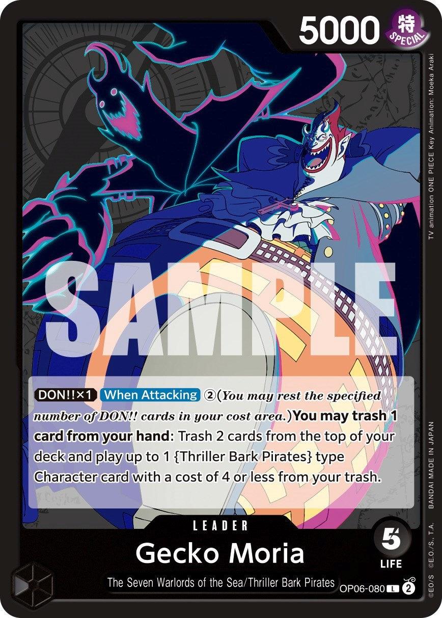 Leader, The Seven Warlords of the Sea, Thriller Bark Pirates, Wings of the Captain Gecko Moria [Wings of the Captain] - Trading Card World