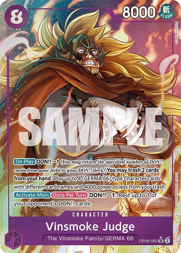 Super Rare, Wings of the Captain Vinsmoke Judge (Alternate Art) [Wings of the Captain] - Trading Card World
