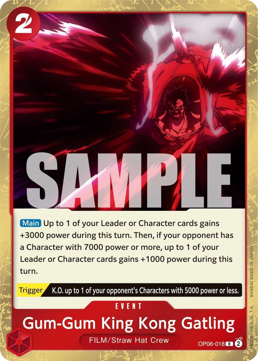 Event, FILM, Rare, Straw Hat Crew, Wings of the Captain Gum-Gum King Kong Gatling [Wings of the Captain] - Trading Card World