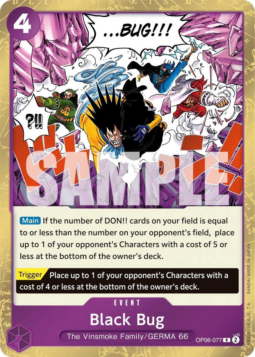 Event, GERMA 66, Rare, The Vinsmoke Family, Wings of the Captain Black Bug [Wings of the Captain] - Trading Card World