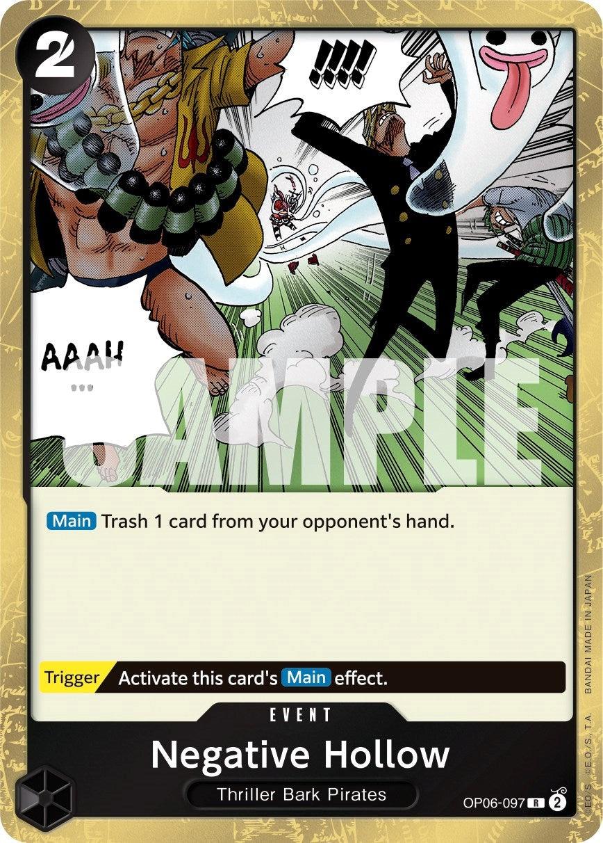 Event, Rare, Thriller Bark Pirates, Wings of the Captain Negative Hollow [Wings of the Captain] - Trading Card World