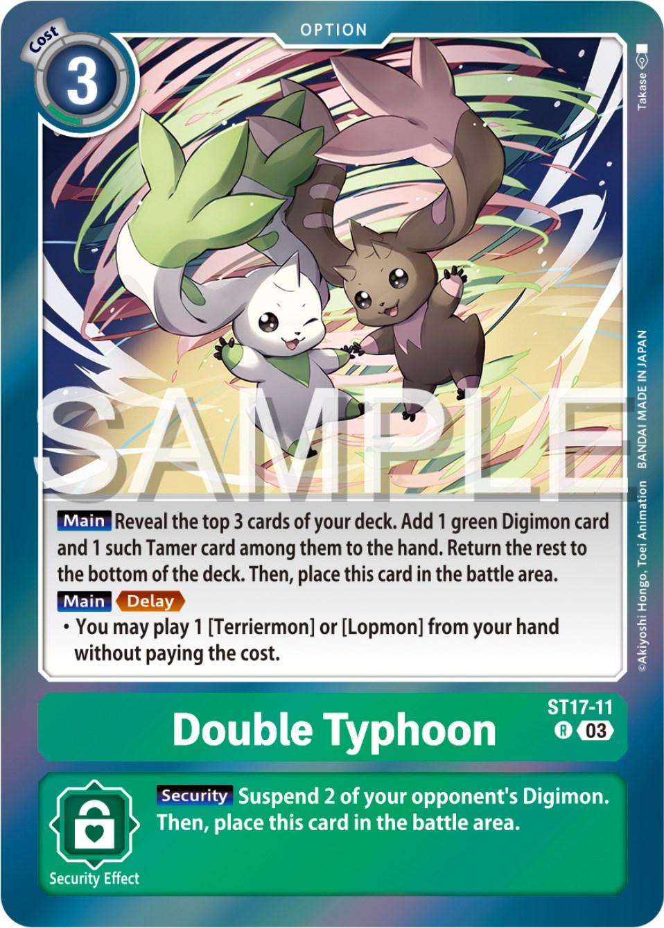 Green, Option, Rare, ST17-11, Starter Deck: Double Typhoon Advanced Deck Set Double Typhoon [ST17-11] [Starter Deck: Double Typhoon Advanced Deck Set] - Trading Card World