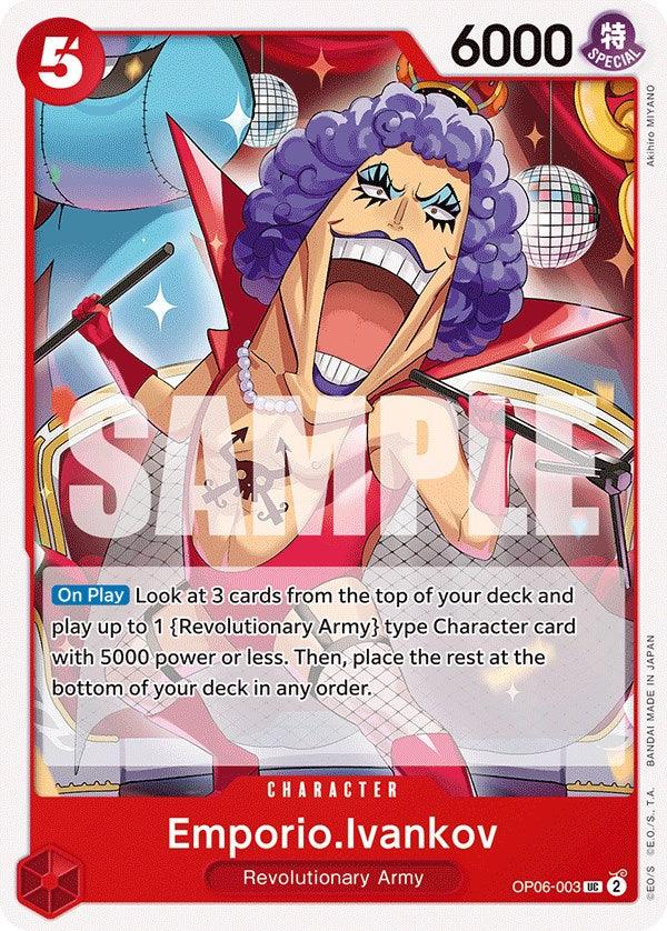 Character, Revolutionary Army, Uncommon, Wings of the Captain Emporio.Ivankov [Wings of the Captain] - Trading Card World