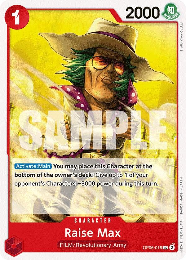Character, FILM, Revolutionary Army, Uncommon, Wings of the Captain Raise Max [Wings of the Captain] - Trading Card World