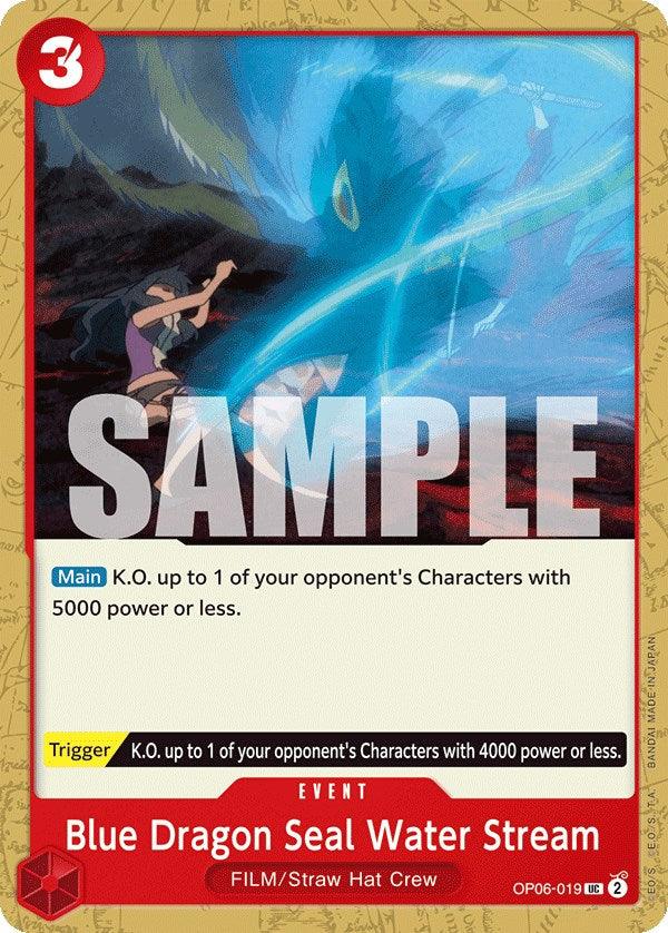 Event, FILM, Straw Hat Crew, Uncommon, Wings of the Captain Blue Dragon Seal Water Stream [Wings of the Captain] - Trading Card World
