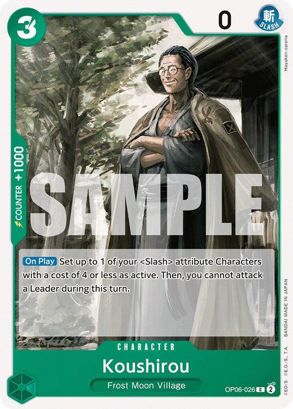 Character, Common, Frost Moon Village, Wings of the Captain Koushirou [Wings of the Captain] - Trading Card World