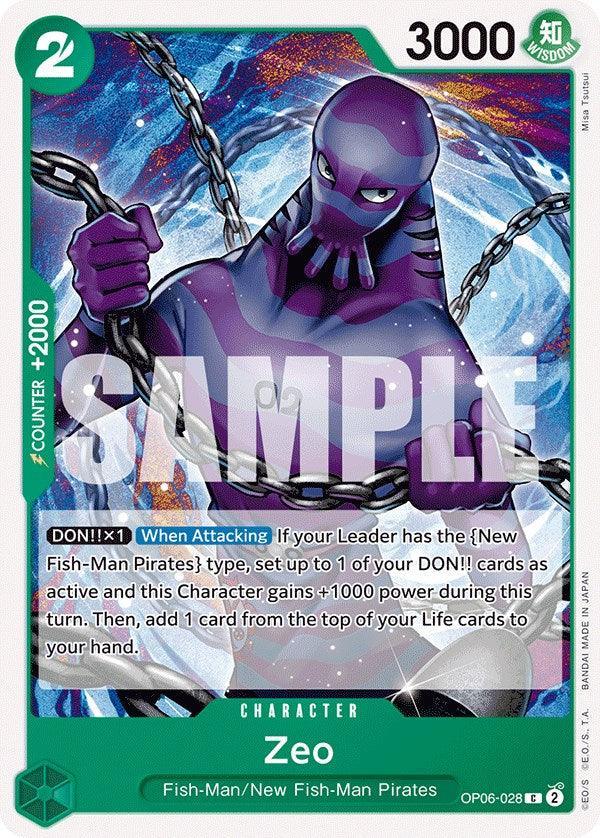 Character, Common, Fish-Man, New Fish-Man Pirates, Wings of the Captain Zeo [Wings of the Captain] - Trading Card World