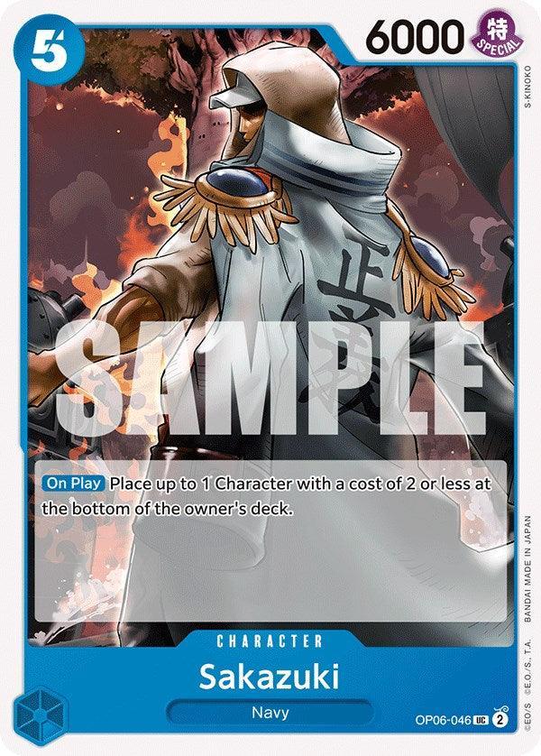Character, Navy, Uncommon, Wings of the Captain Sakazuki [Wings of the Captain] - Trading Card World