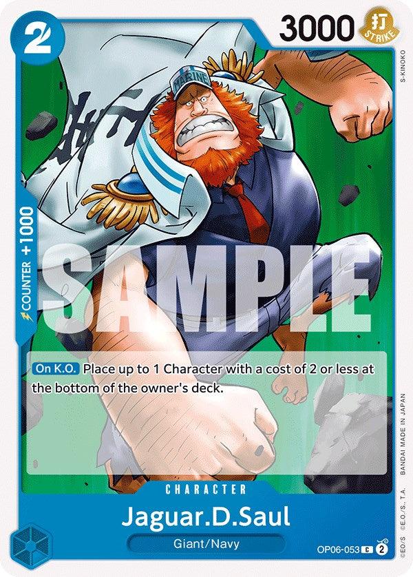 Character, Common, Giant, Navy, Wings of the Captain Jaguar.D.Saul [Wings of the Captain] - Trading Card World