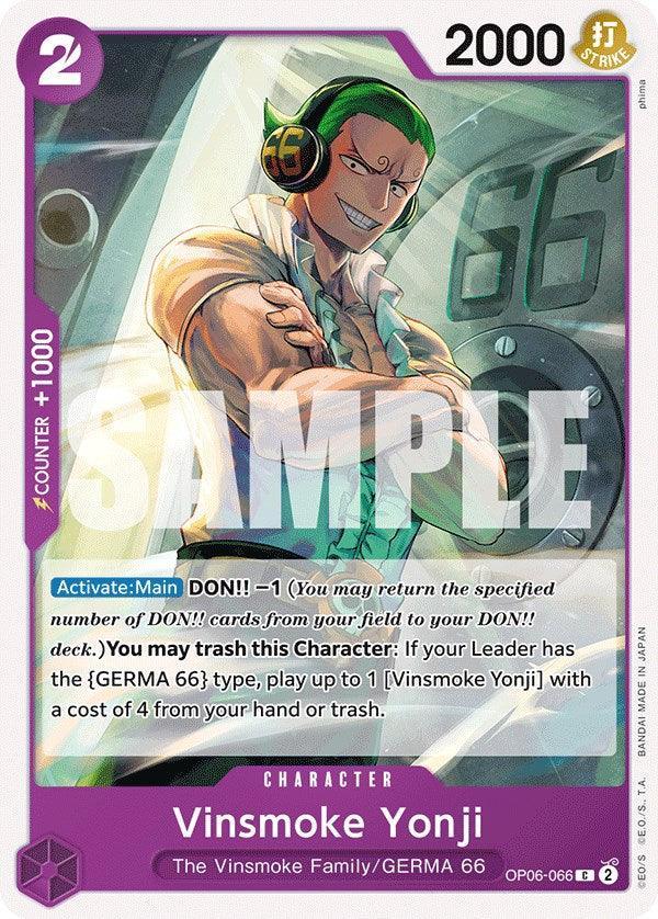 Character, Common, GERMA 66, The Vinsmoke Family, Wings of the Captain Vinsmoke Yonji [Wings of the Captain] - Trading Card World