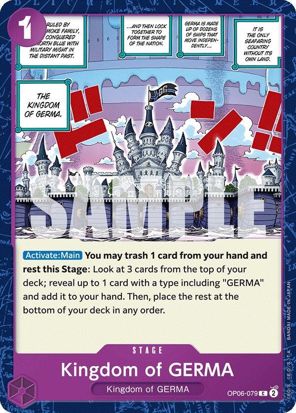 Common, Kingdom of GERMA, Stage, Wings of the Captain Kingdom of GERMA [Wings of the Captain] - Trading Card World