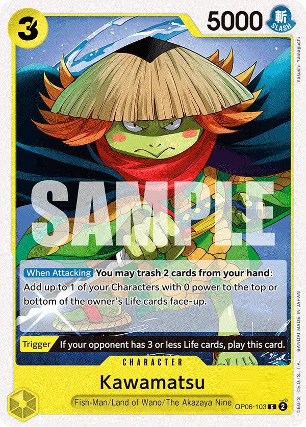 Character, Common, Fish-Man, Land of Wano, The Akazaya Nine, Wings of the Captain Kawamatsu [Wings of the Captain] - Trading Card World