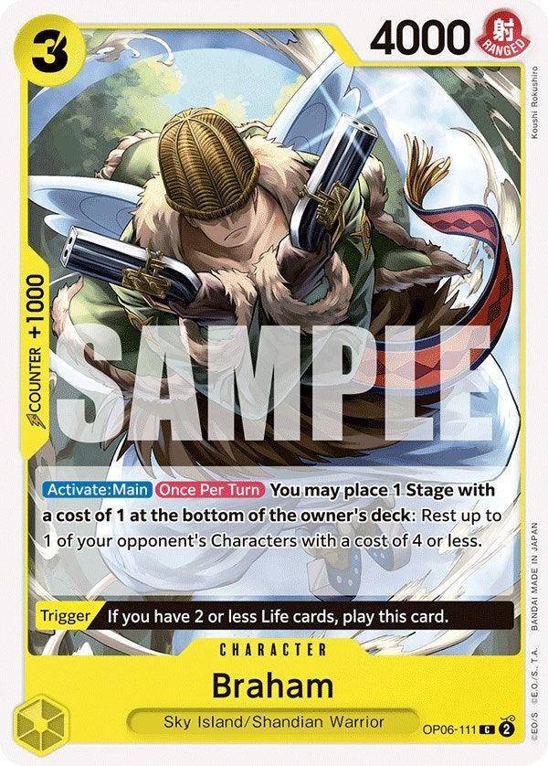 Character, Common, Shandian Warrior, Sky Island, Wings of the Captain Braham [Wings of the Captain] - Trading Card World