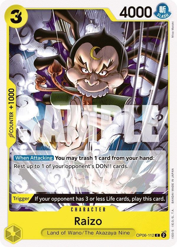 Character, Common, Land of Wano, The Akazaya Nine, Wings of the Captain Raizo [Wings of the Captain] - Trading Card World