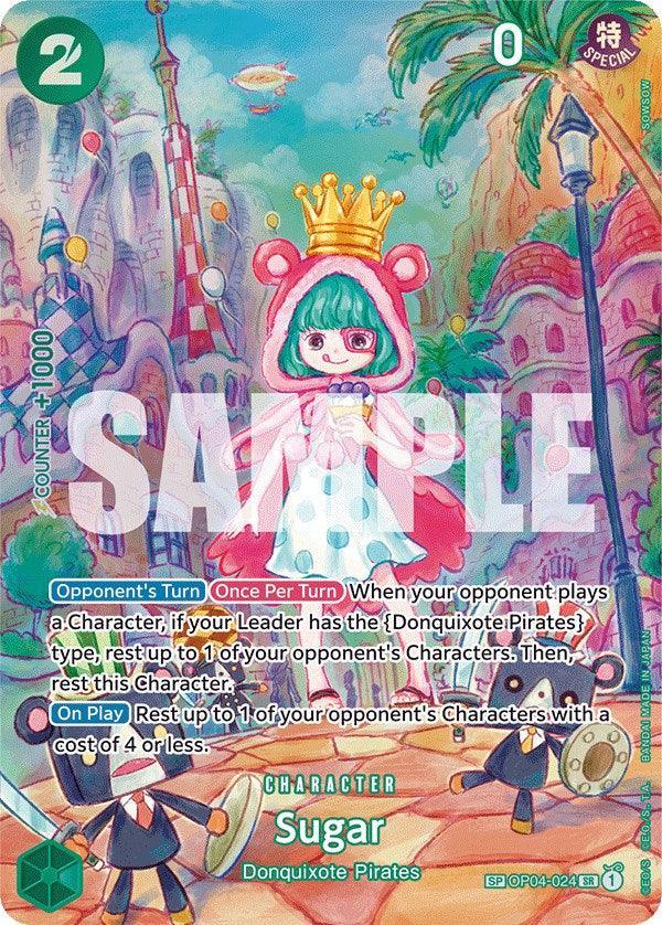 Character, Donquixote Pirates, Super Rare, Wings of the Captain Sugar (SP) [Wings of the Captain] - Trading Card World