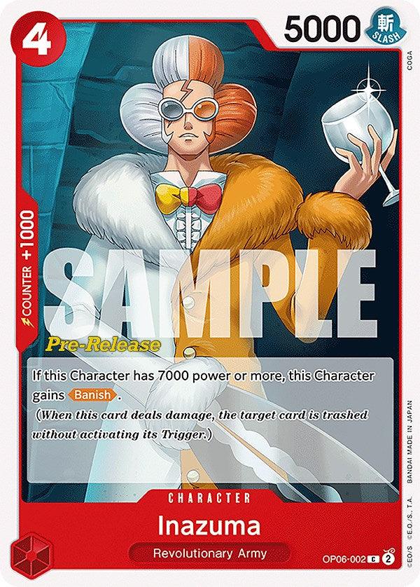Character, Common, Revolutionary Army, Wings of the Captain, Wings of the Captain Pre-Release Cards Inazuma [Wings of the Captain Pre-Release Cards] - Trading Card World