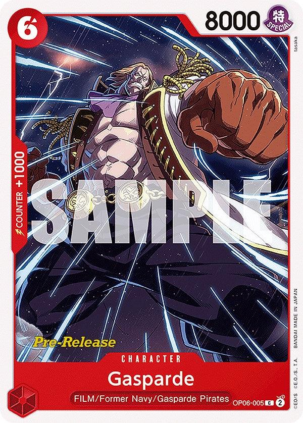 Character, Common, FILM, Former Navy, Gasparde Pirates, Wings of the Captain, Wings of the Captain Pre-Release Cards Gasparde [Wings of the Captain Pre-Release Cards] - Trading Card World