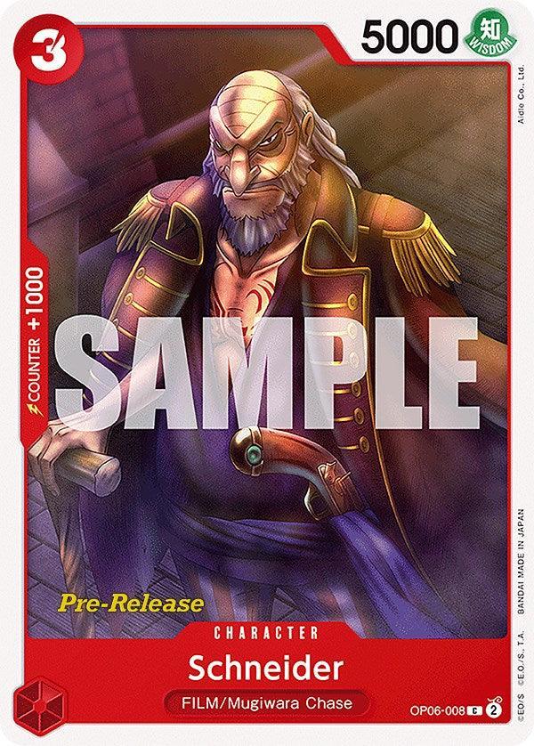 Character, Common, FILM, Mugiwara Chase, Wings of the Captain, Wings of the Captain Pre-Release Cards Schneider [Wings of the Captain Pre-Release Cards] - Trading Card World