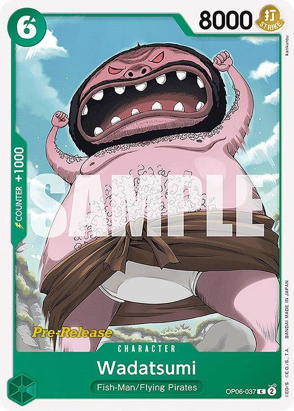 Character, Common, Fish-Man, Flying Pirates, Wings of the Captain, Wings of the Captain Pre-Release Cards Wadatsumi [Wings of the Captain Pre-Release Cards] - Trading Card World