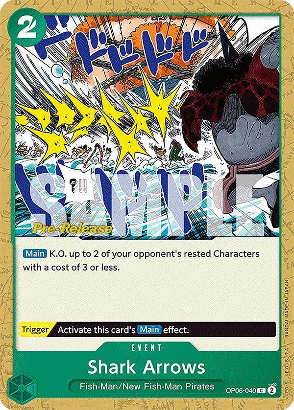 Common, Event, Fish-Man, New Fish-Man Pirates, Wings of the Captain, Wings of the Captain Pre-Release Cards Shark Arrows [Wings of the Captain Pre-Release Cards] - Trading Card World