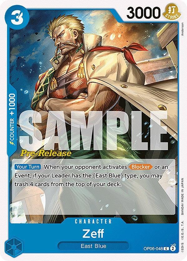 Character, Common, East Blue, Wings of the Captain, Wings of the Captain Pre-Release Cards Zeff [Wings of the Captain Pre-Release Cards] - Trading Card World