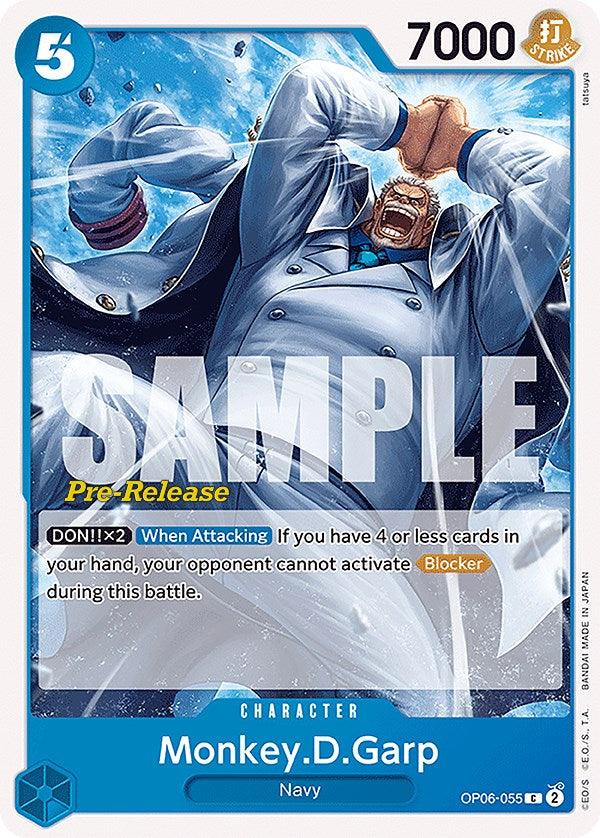 Character, Common, Navy, Wings of the Captain, Wings of the Captain Pre-Release Cards Monkey.D.Garp [Wings of the Captain Pre-Release Cards] - Trading Card World