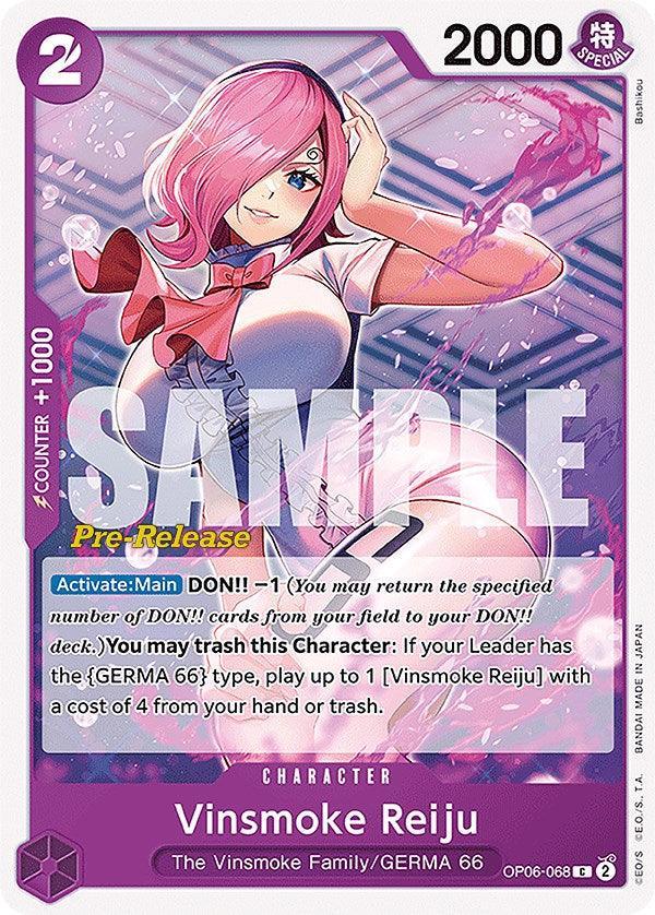 Character, Common, GERMA 66, The Vinsmoke Family, Wings of the Captain, Wings of the Captain Pre-Release Cards Vinsmoke Reiju [Wings of the Captain Pre-Release Cards] - Trading Card World