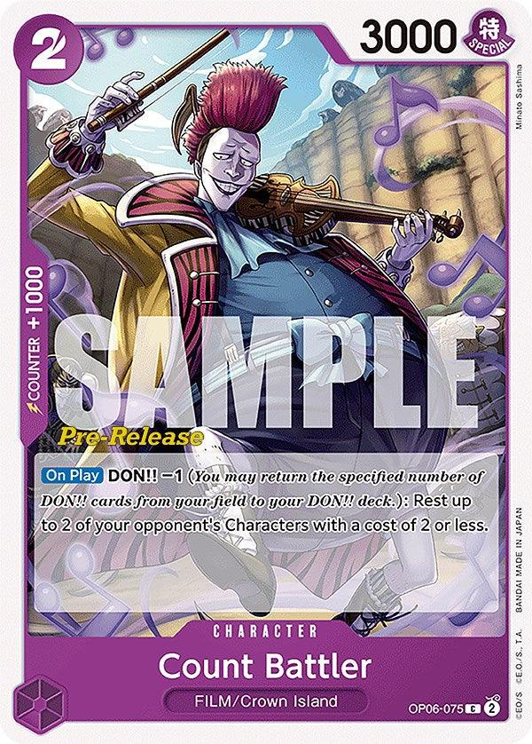 Character, Common, Crown Island, FILM, Wings of the Captain, Wings of the Captain Pre-Release Cards Count Battler [Wings of the Captain Pre-Release Cards] - Trading Card World