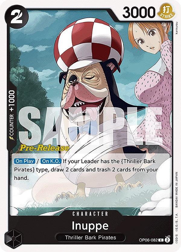 Character, Common, Thriller Bark Pirates, Wings of the Captain, Wings of the Captain Pre-Release Cards Inuppe [Wings of the Captain Pre-Release Cards] - Trading Card World