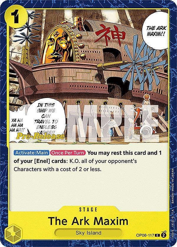 Character, Common, Sky Island, Wings of the Captain, Wings of the Captain Pre-Release Cards The Ark Maxim [Wings of the Captain Pre-Release Cards] - Trading Card World