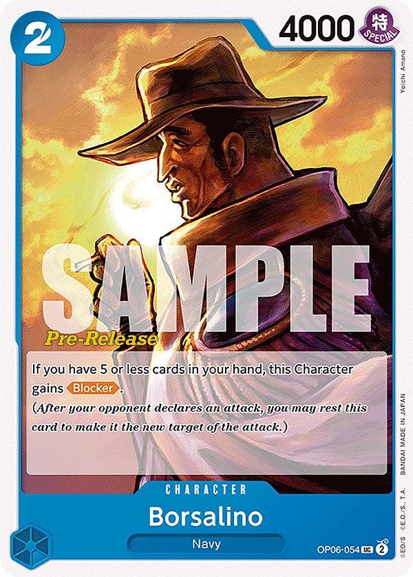 Character, Navy, Uncommon, Wings of the Captain, Wings of the Captain Pre-Release Cards Borsalino [Wings of the Captain Pre-Release Cards] - Trading Card World